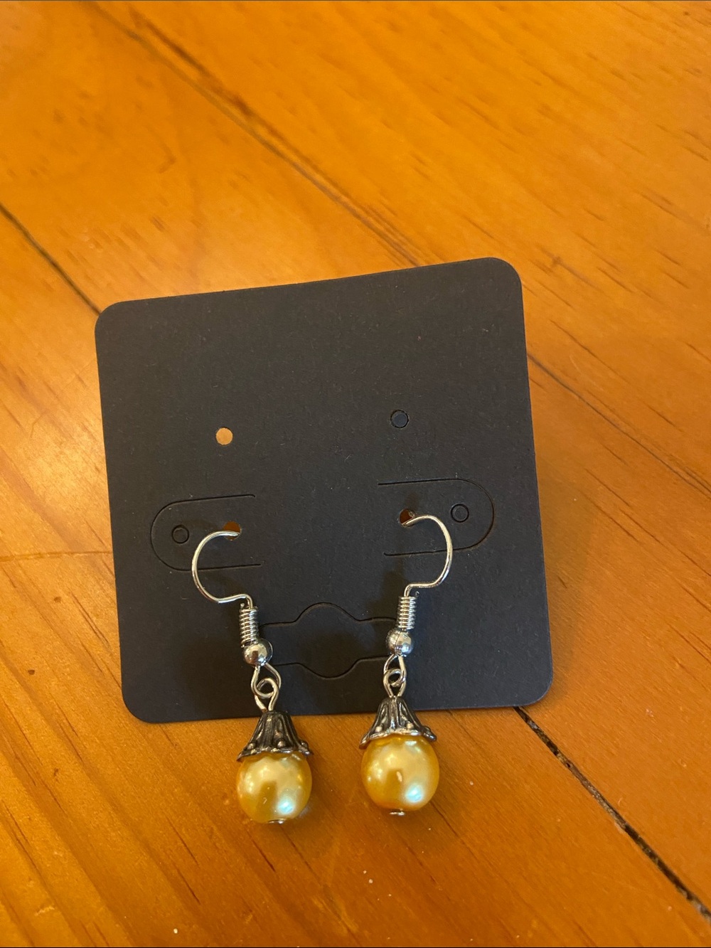 Gold Pearl Drop Earrings - Women Jewelry